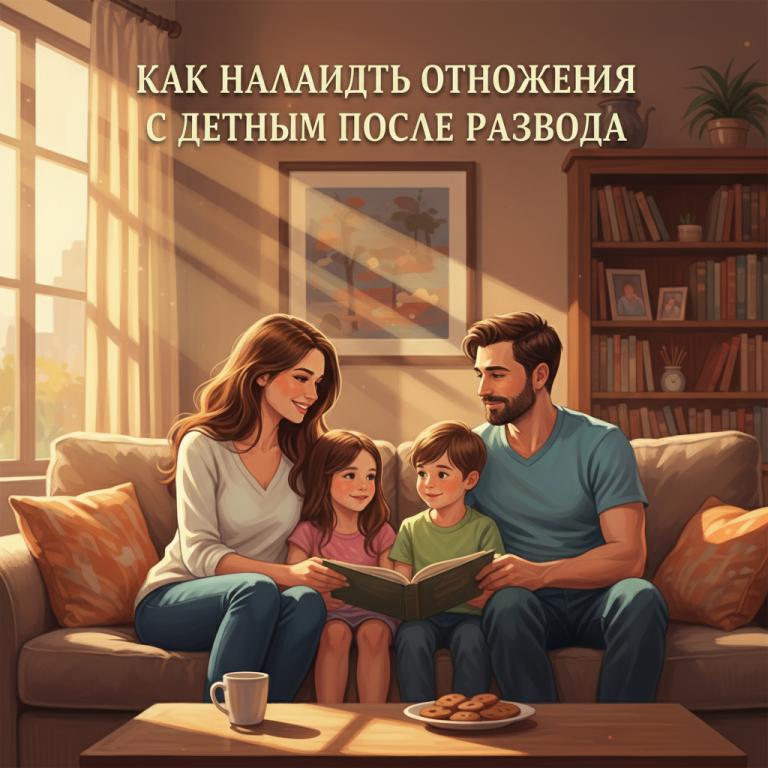 Как наладить отношения с детьми после развода