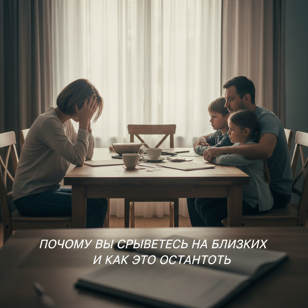 Почему вы срываетесь на близких — и как это остановить