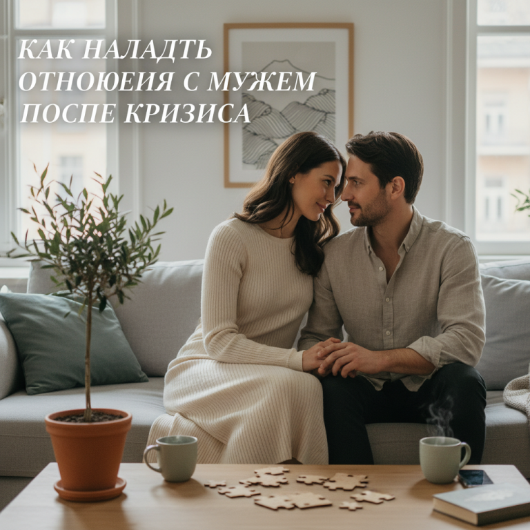 Как наладить отношения с мужем после кризиса