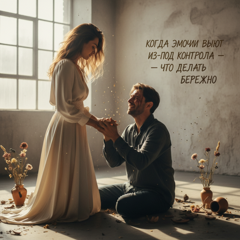 Когда эмоции выходят из-под контроля — что делать бережно