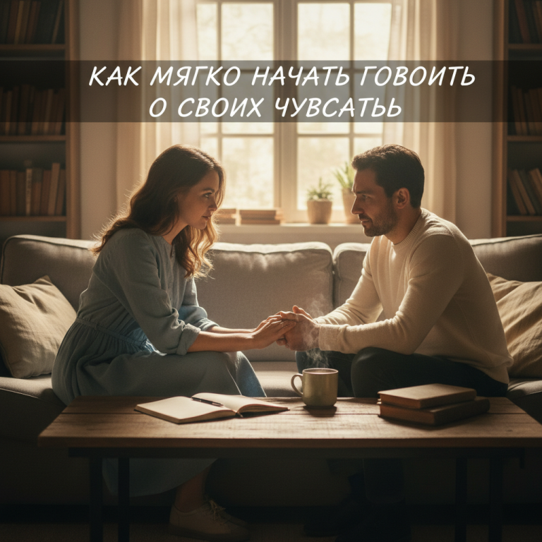 Как мягко начать говорить о своих чувствах