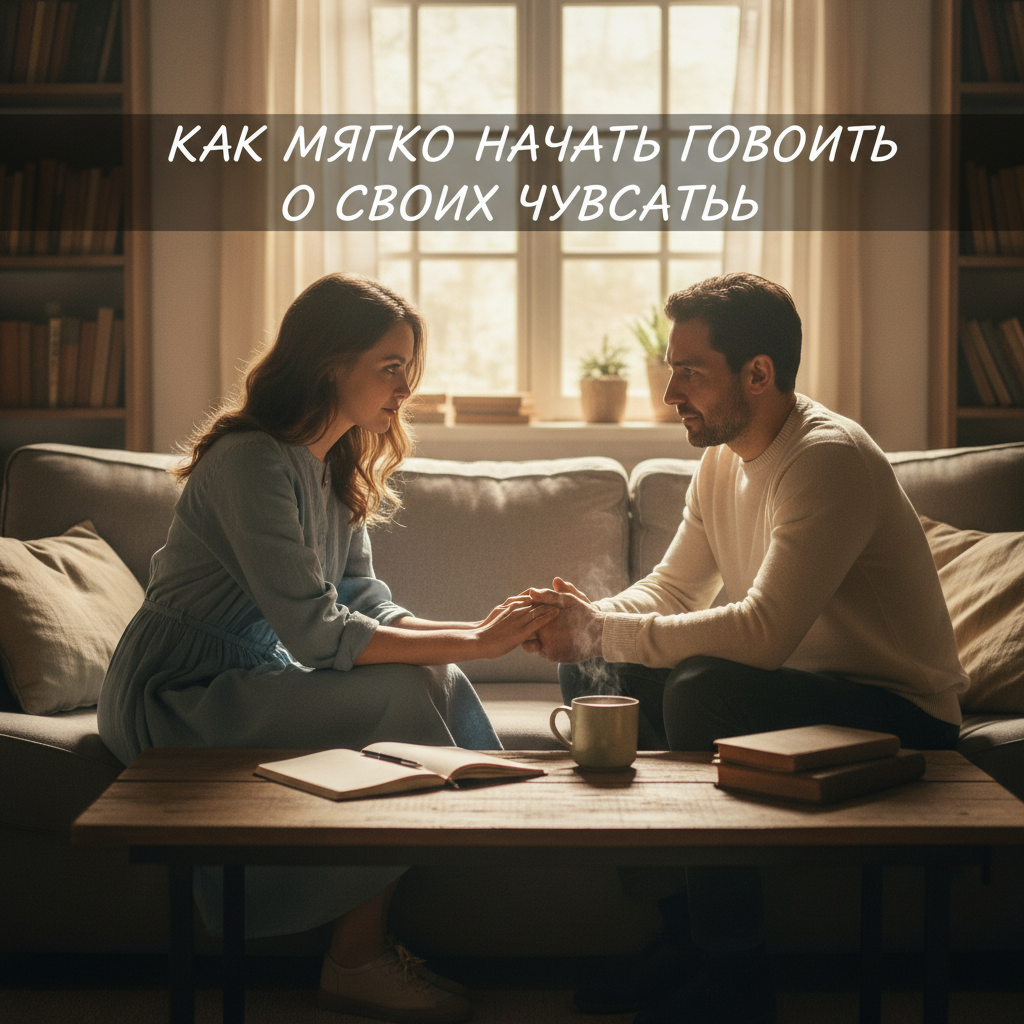Как мягко начать говорить о своих чувствах