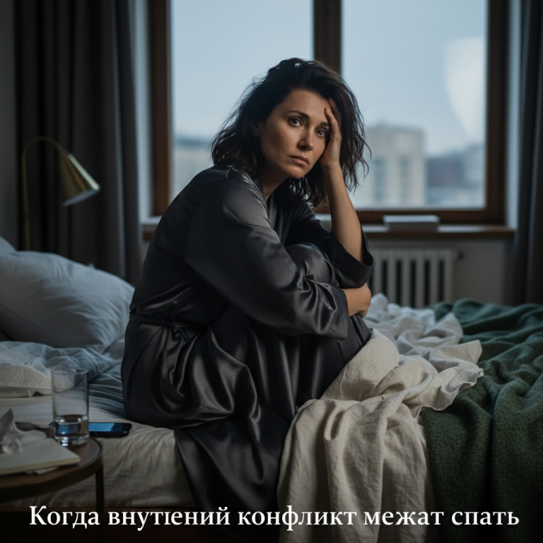 Когда внутренний конфликт мешает спать
