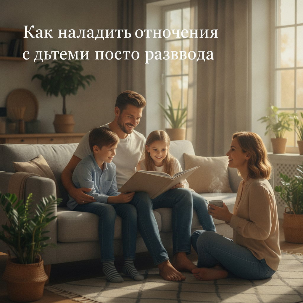 Как наладить отношения с детьми после развода